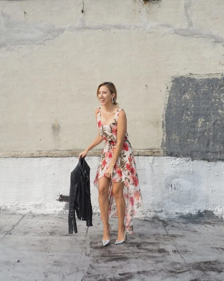 Vanessa-Santos-La-Vida-Glamour-Leather-Jacket-Floral-Dress.jpg